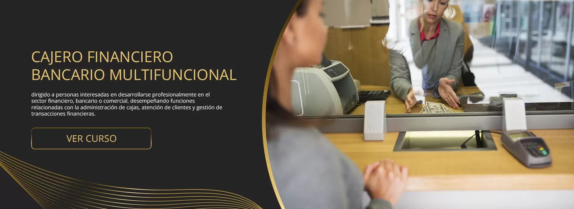 Curso Cajero financiero bancario
